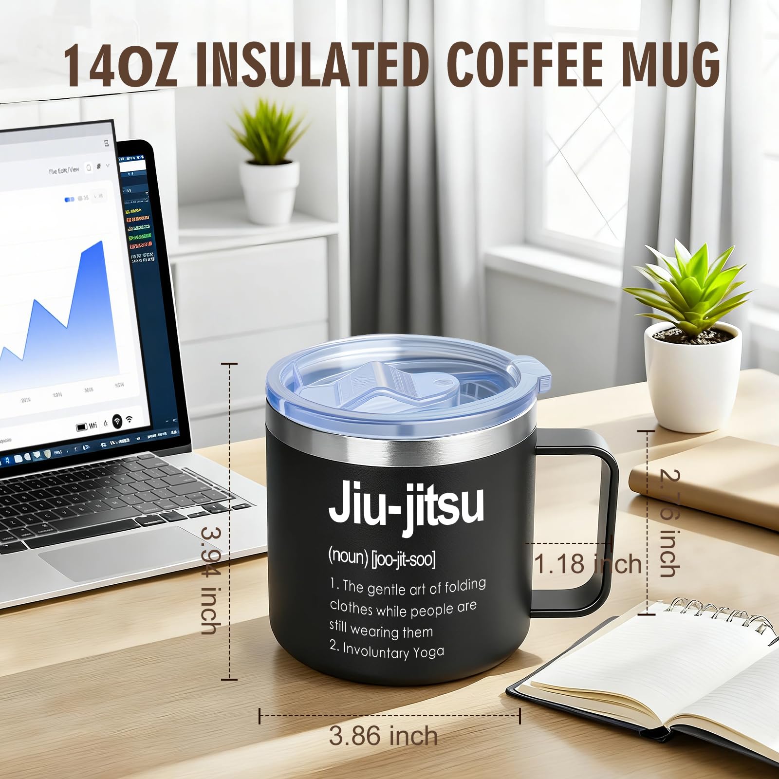 Jogskeor Jiu Jitsu Definition mug outdoor training demonstrates versatile use.