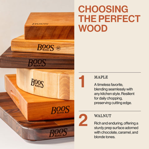 John Boos BBQ Series hand-wash care keeps fibers and surface looking great.