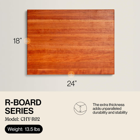 John Boos R-Board edge-grain construction for durable prep surface