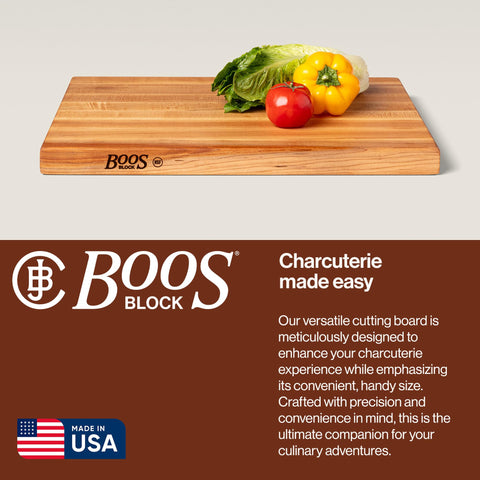 Recessed finger grips on John Boos R-Board for easy handling