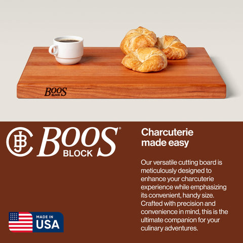 John Boos R-Board oil finish preserves wood beauty over time.