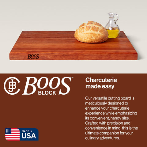 John Boos R-Board recessed finger grips for secure handling