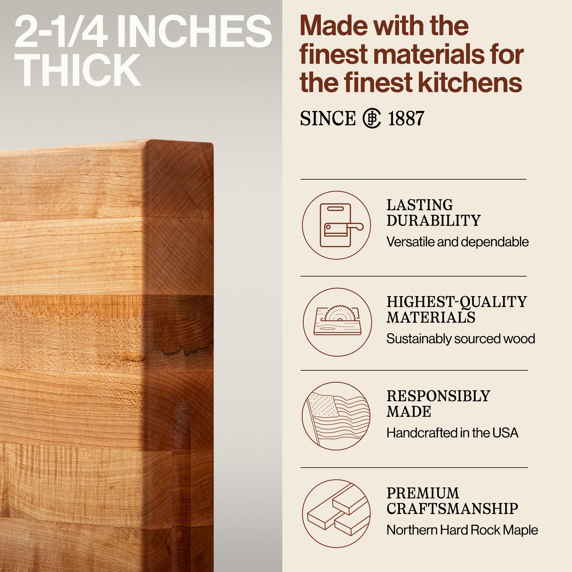 Reversible RA-Board surfaces offer double use in busy kitchens.