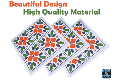 Johnny World Cold Mats provide even cooling across surfaces for delicate hors d'oeuvres.