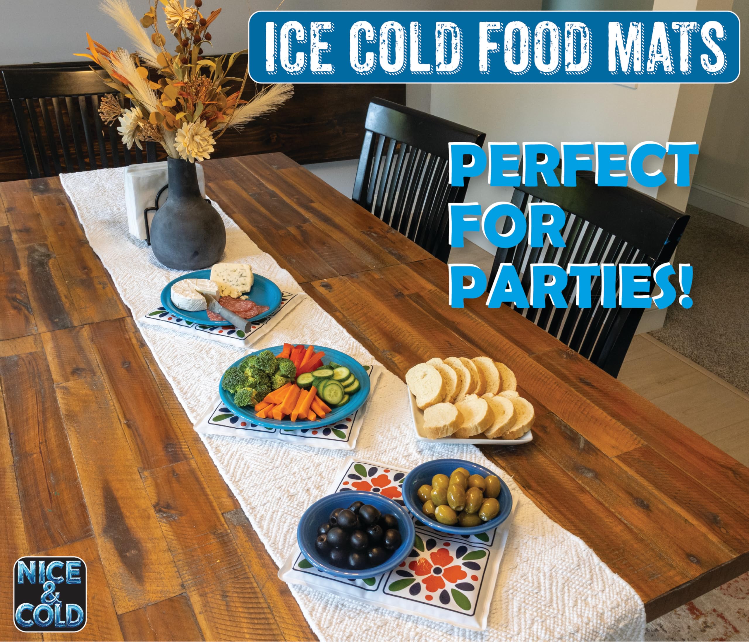 Johnny World Cold Mats are reusable, eco-friendly, and easy to wipe clean.
