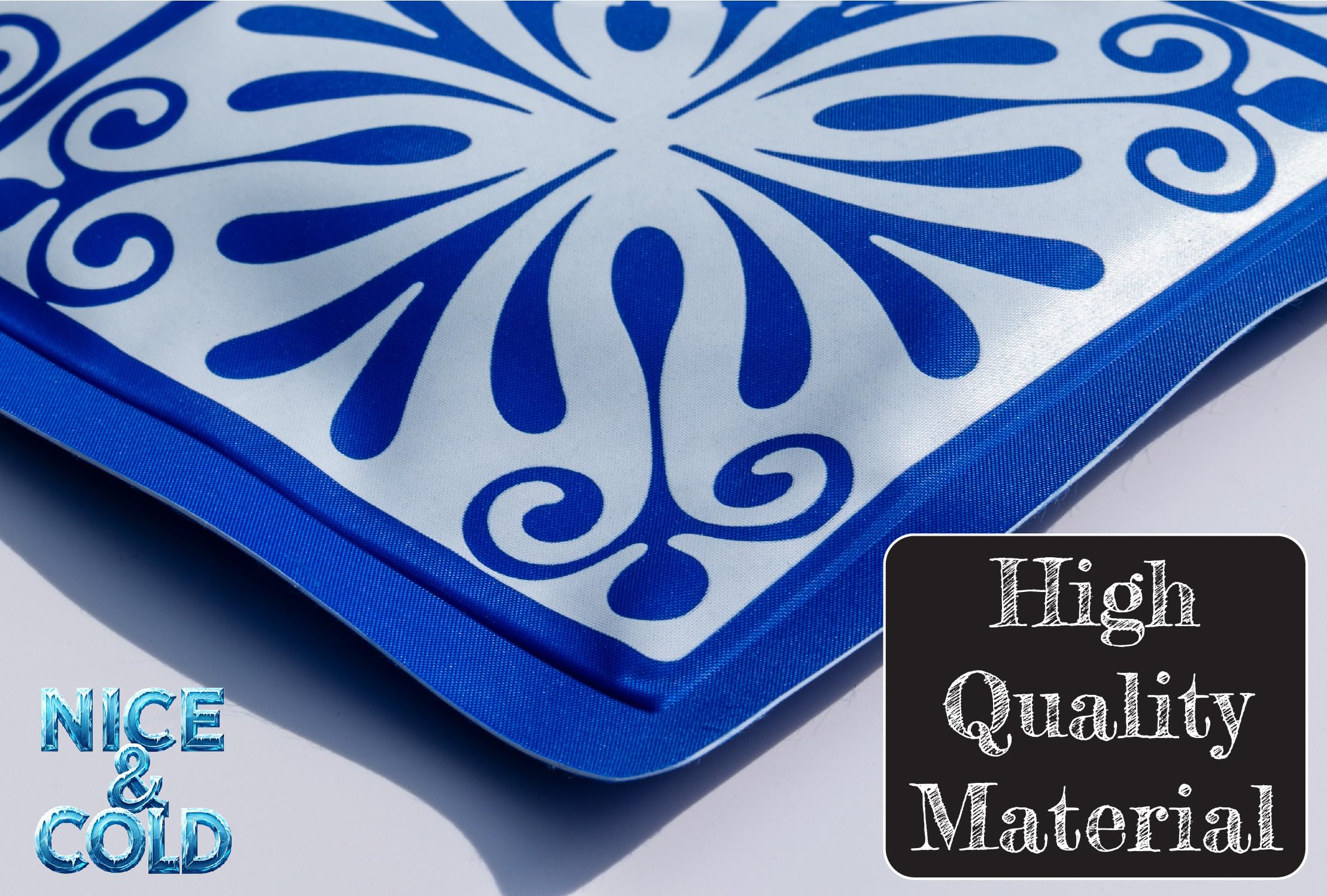 Smooth surface of Johnny World ice mat allows quick spill cleanup after gatherings