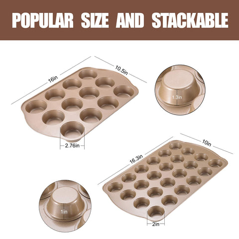 JOHO BAKING easy-release nonstick coating delivers clean releases.