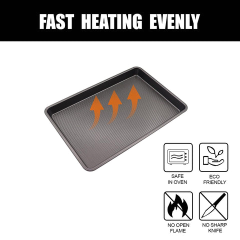 JOHO BAKING lifetime guarantee on pans supports long-term kitchen reliability.