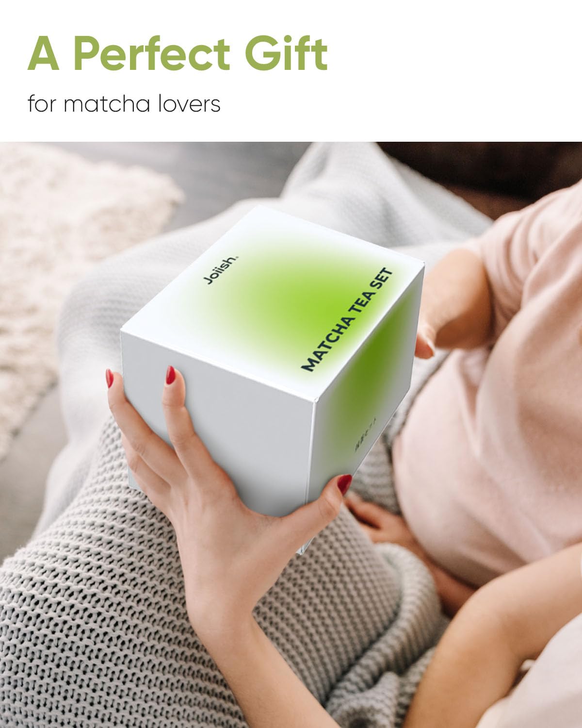 Joiish matcha bowl on a clean counter highlighting elegant design