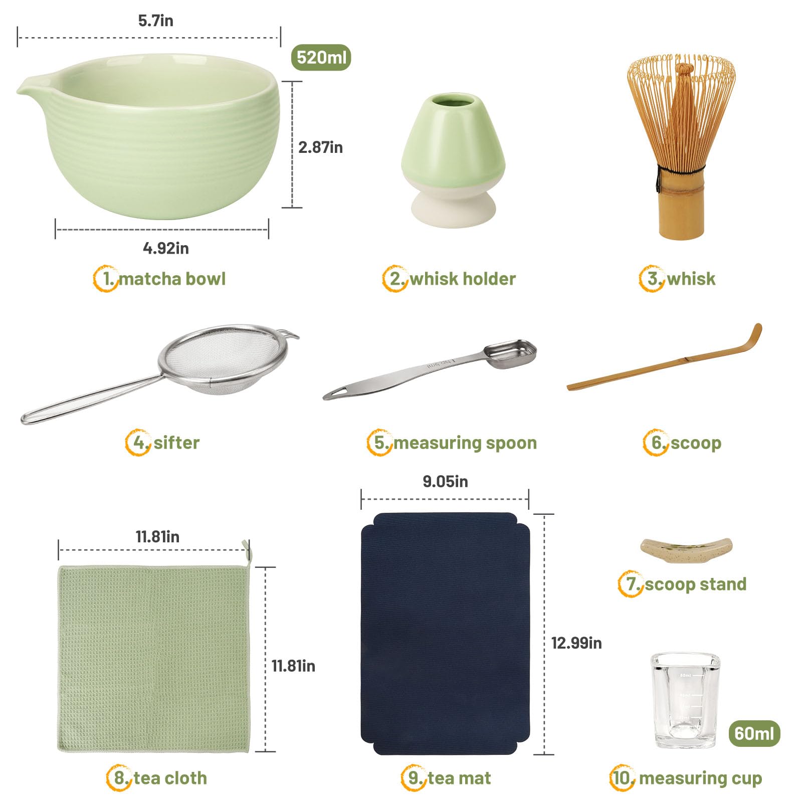 Joiish measuring cup 60 ml for consistent ratios.