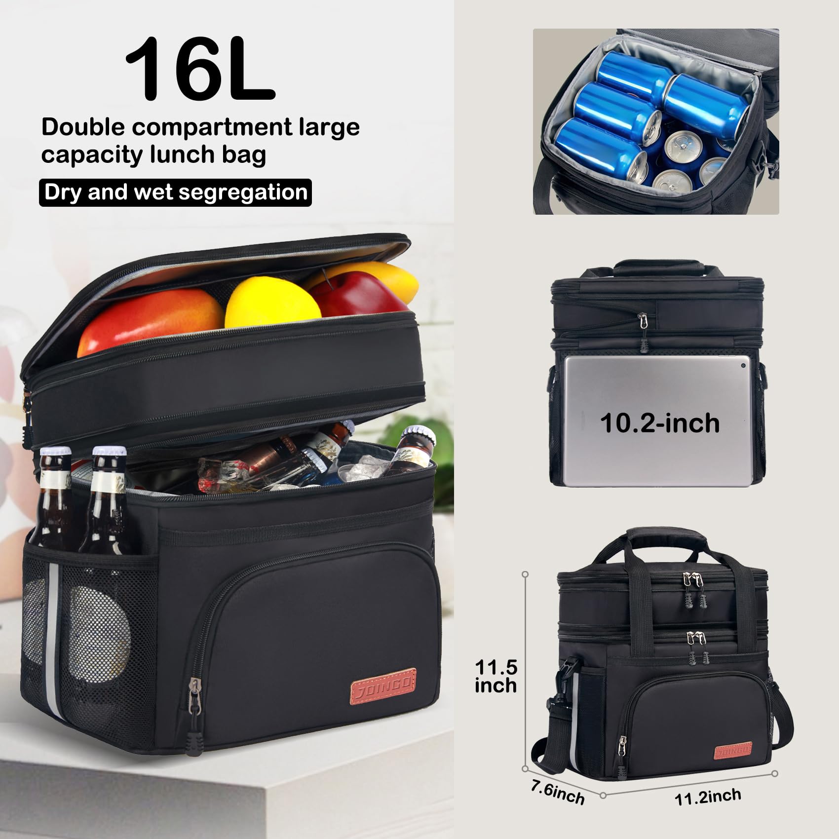 JOINGO lunch box is insulated and leakproof for mess-free on-the-go meals