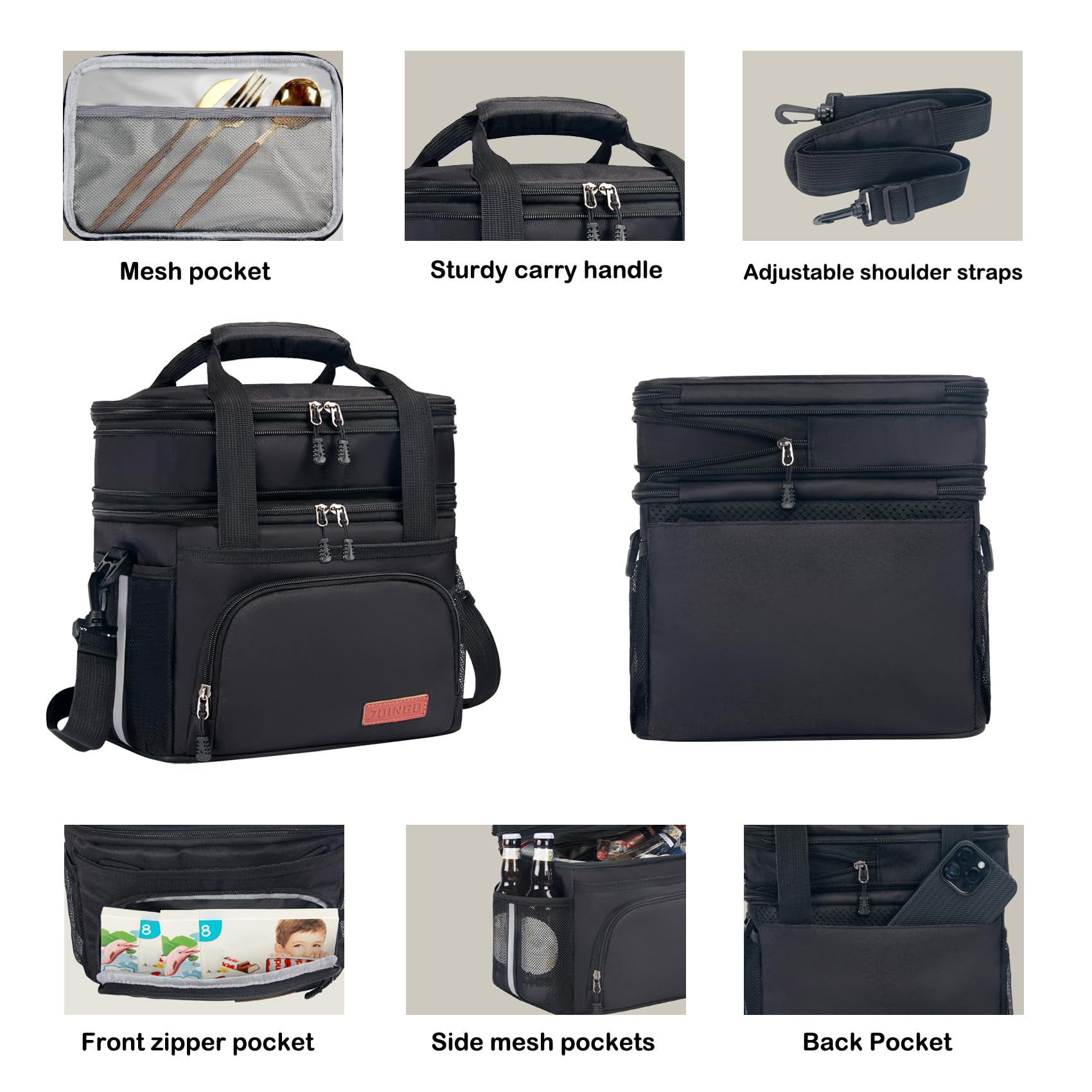 JOINGO lunch box suits office, travel, and picnics across multiple scenes
