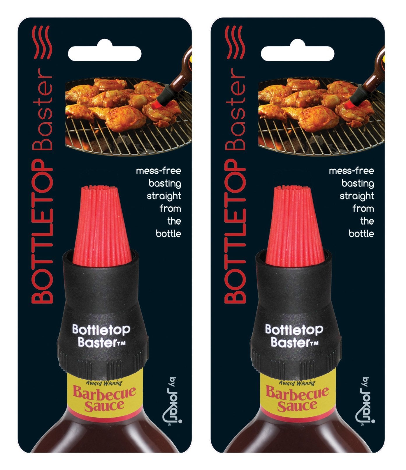 Jokari bottletop bbq baster ideal for camping and picnics