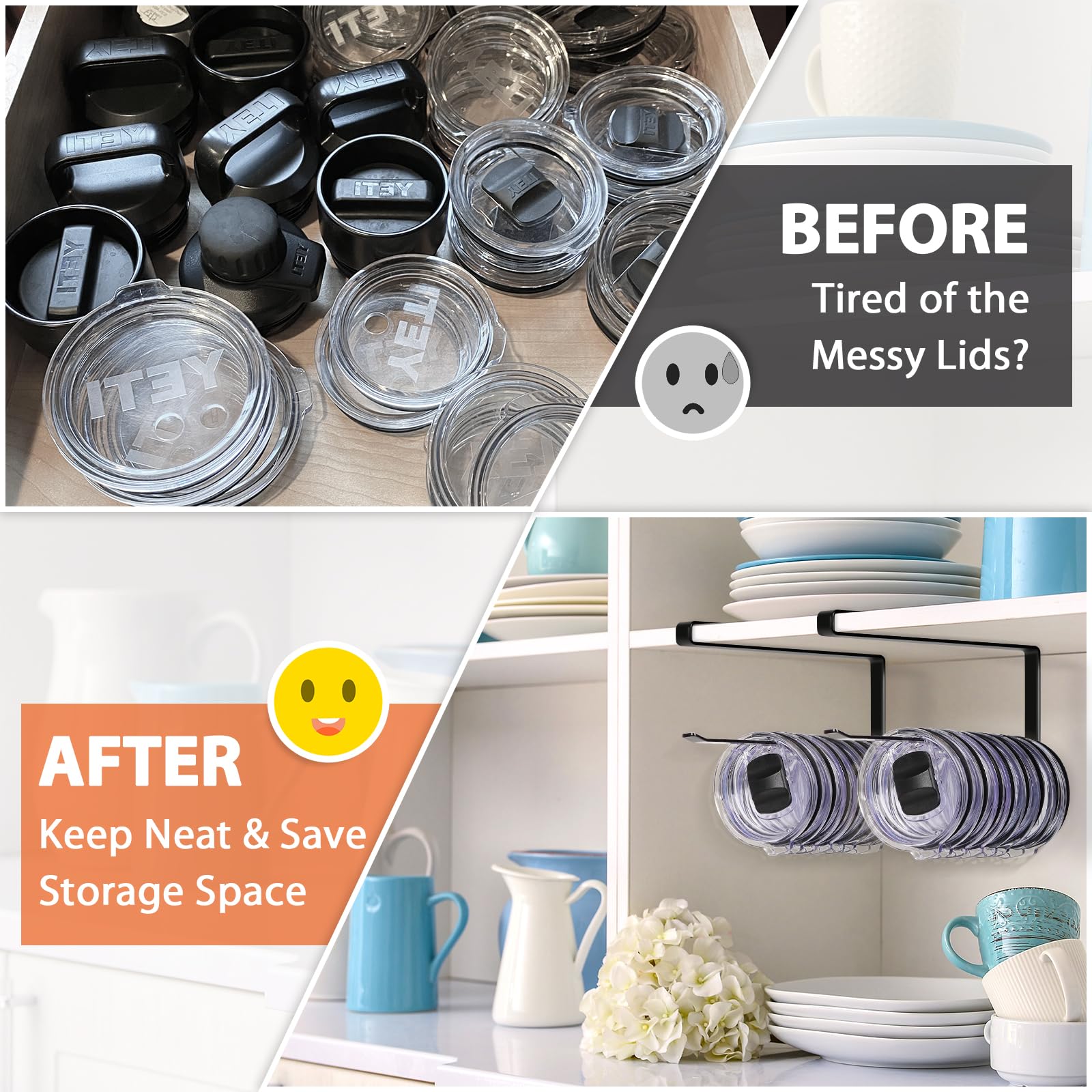 Jolensoy anti-drop design keeps lids in place during use