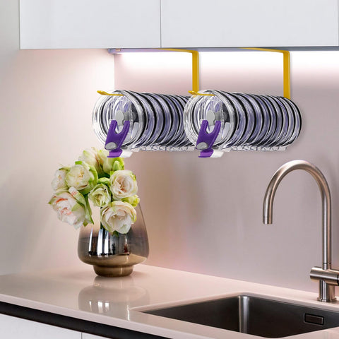 Jolensoy durable kitchen lid storage mount keeps lids organized daily