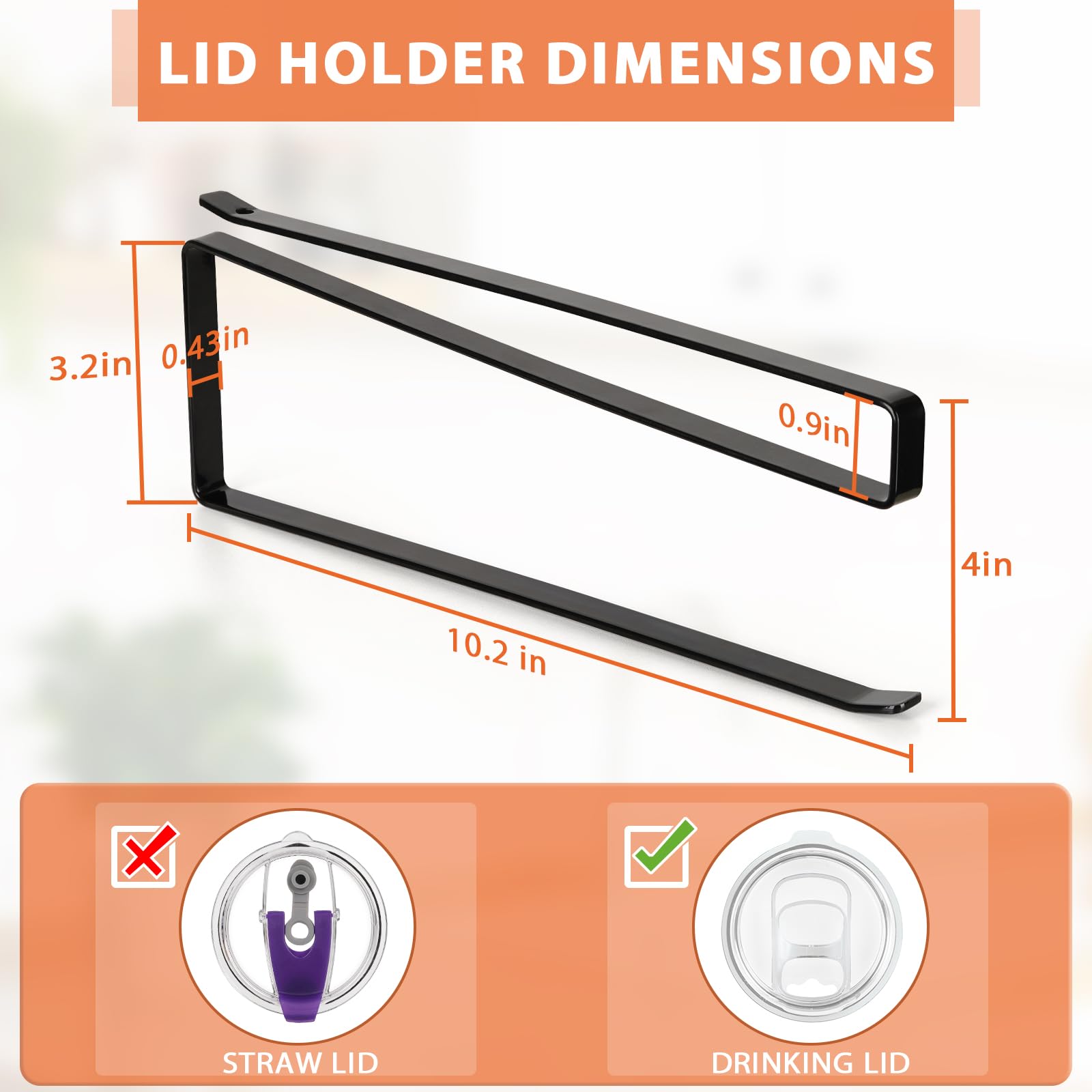 Jolensoy premium iron lid organizer delivers durable storage