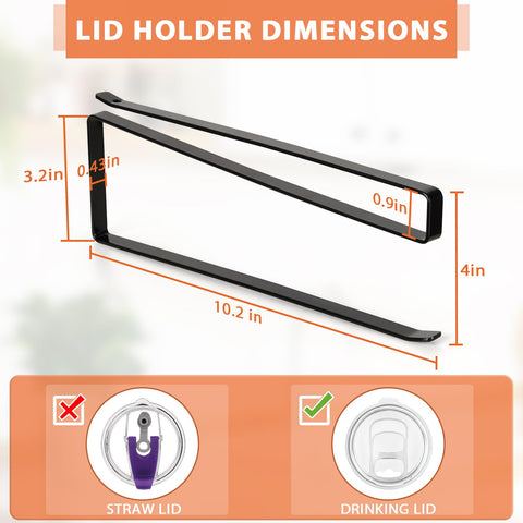 Jolensoy premium iron lid organizer delivers durable storage