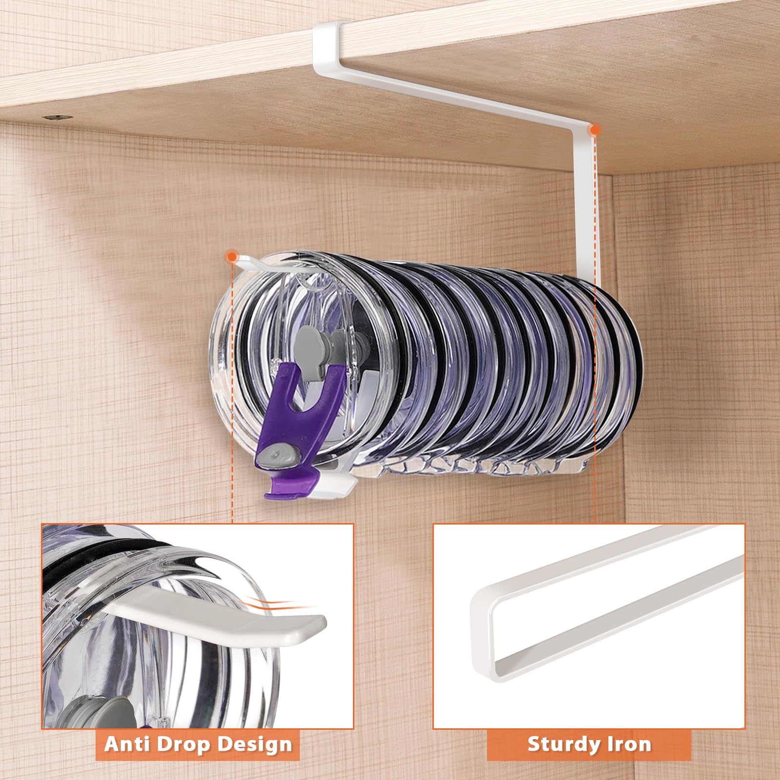 Jolensoy rust-resistant iron lid hook for daily kitchen use