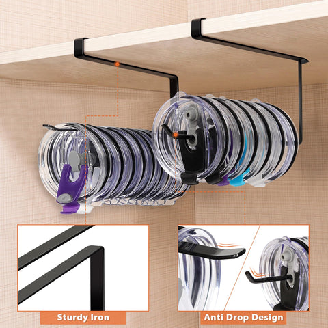 Jolensoy space-saving lid hook saves countertop space in kitchen