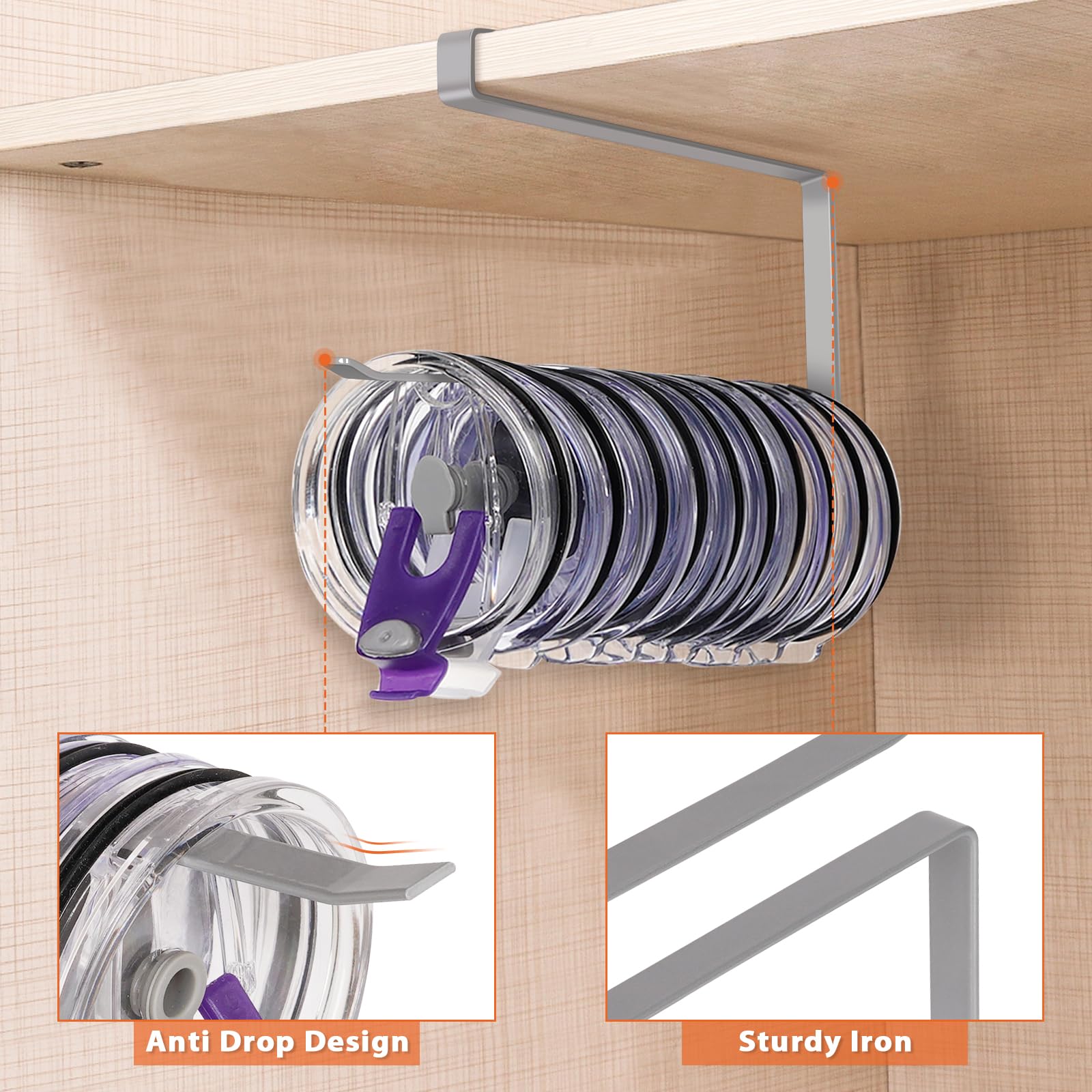 Jolensoy strong-iron material close-up highlights durable design and anti-drop feature.