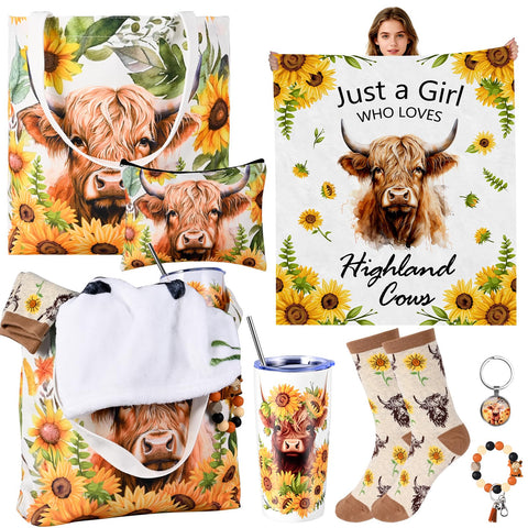 JolliKids Highland Cow blanket—soft flannel warmth for cozy evenings.