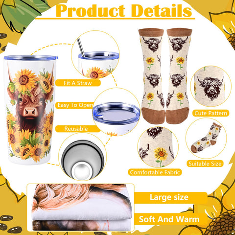 JolliKids Highland Cow tote bag—durable canvas for daily use and errands.