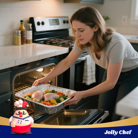 JOLLY CHEF catering pack prepared for large gatherings and parties.