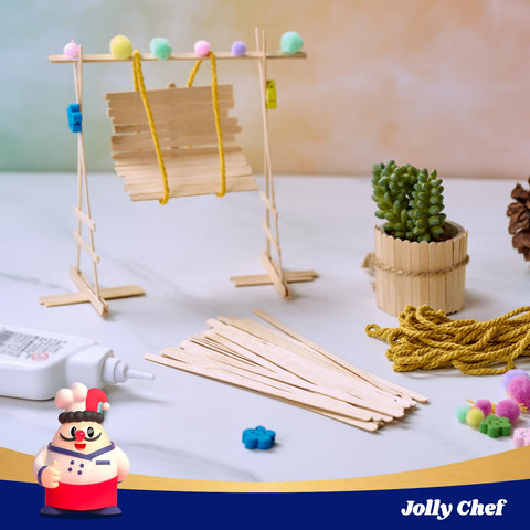 JOLLY CHEF durable birch coffee stirrers that resist splinters during use