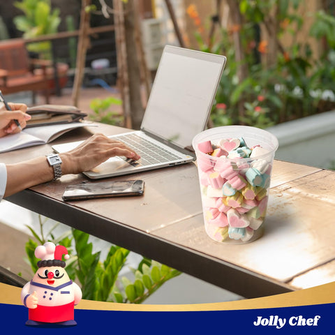JOLLY CHEF freezer-safe storage helps preserve freshness and leftovers.