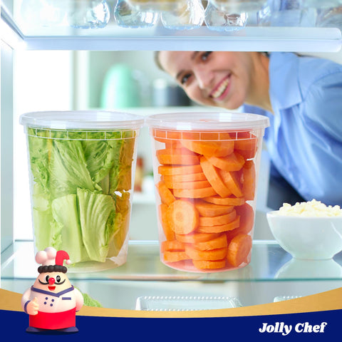 JOLLY CHEF microwave-safe container for reheating meals conveniently.