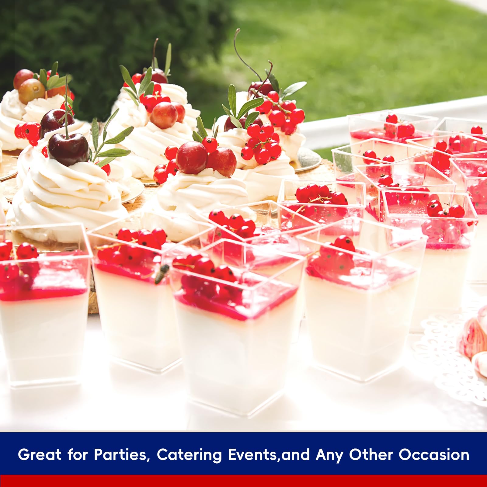 JOLLY CHEF wedding dessert cups add a refined touch