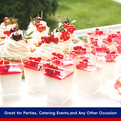 JOLLY CHEF wedding dessert cups add a refined touch