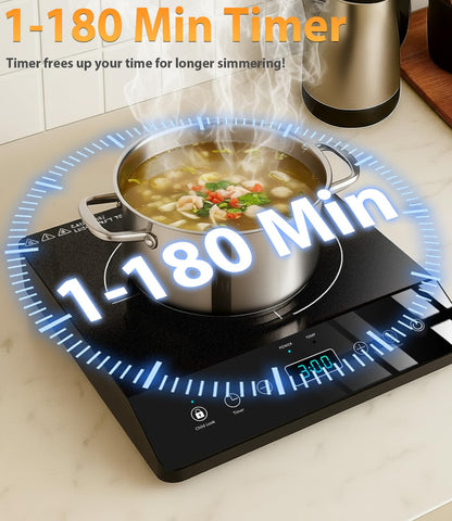 JollyOne residual heat indicator helps avoid accidental burns after cooking.