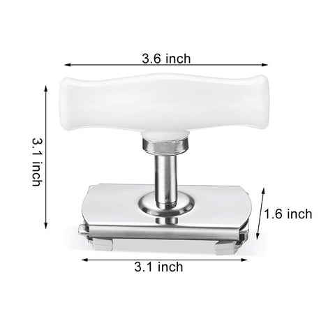 JOMIHONEY adjustable opener clamps 1-4 inch lids safely