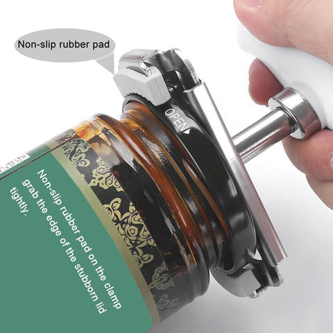 JOMIHONEY compact jar opener stores easily in kitchen