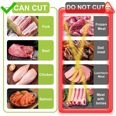 Jonscook fresh meat slicer blades-17cm with sharp 8° edge for clean, even slices.