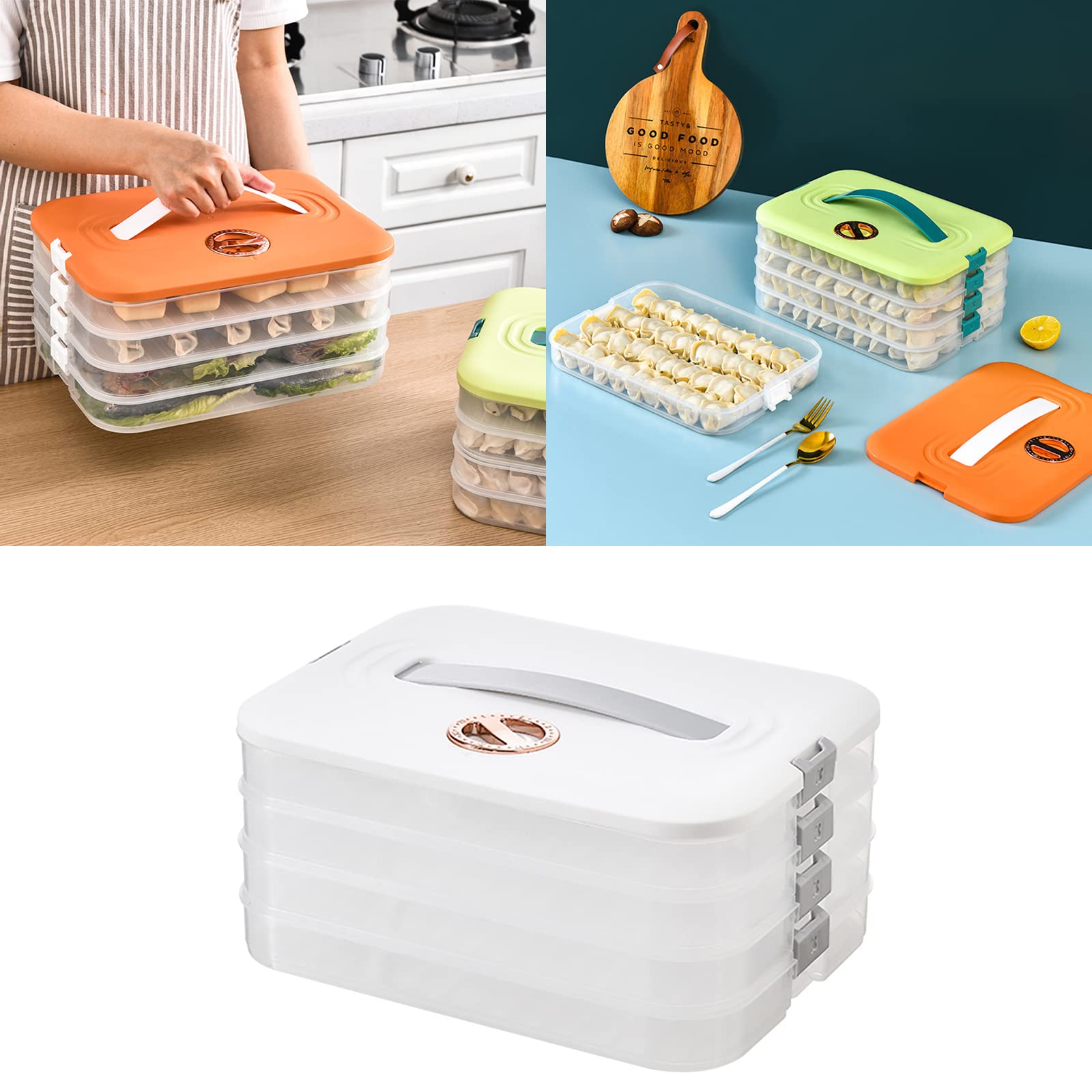 Jonvin 12-liter capacity container handles leftovers, desserts, and batch meals.