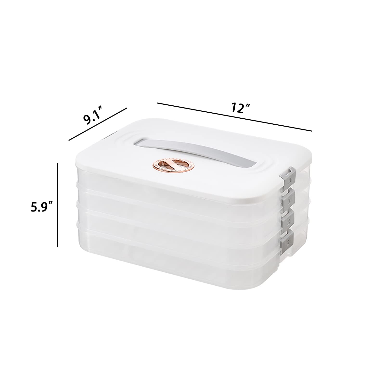 Jonvin stackable design in white optimizes pantry space and organization.