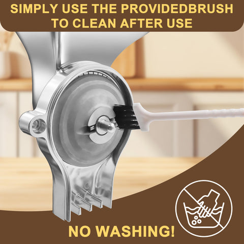 Jooke grain mill cool-down reminder to protect the mixer during extended use
