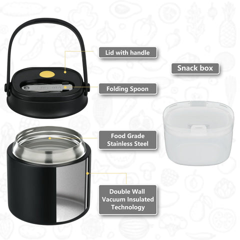 JOOPETALK easy-clean wide opening simplifies filling and washing after meals.