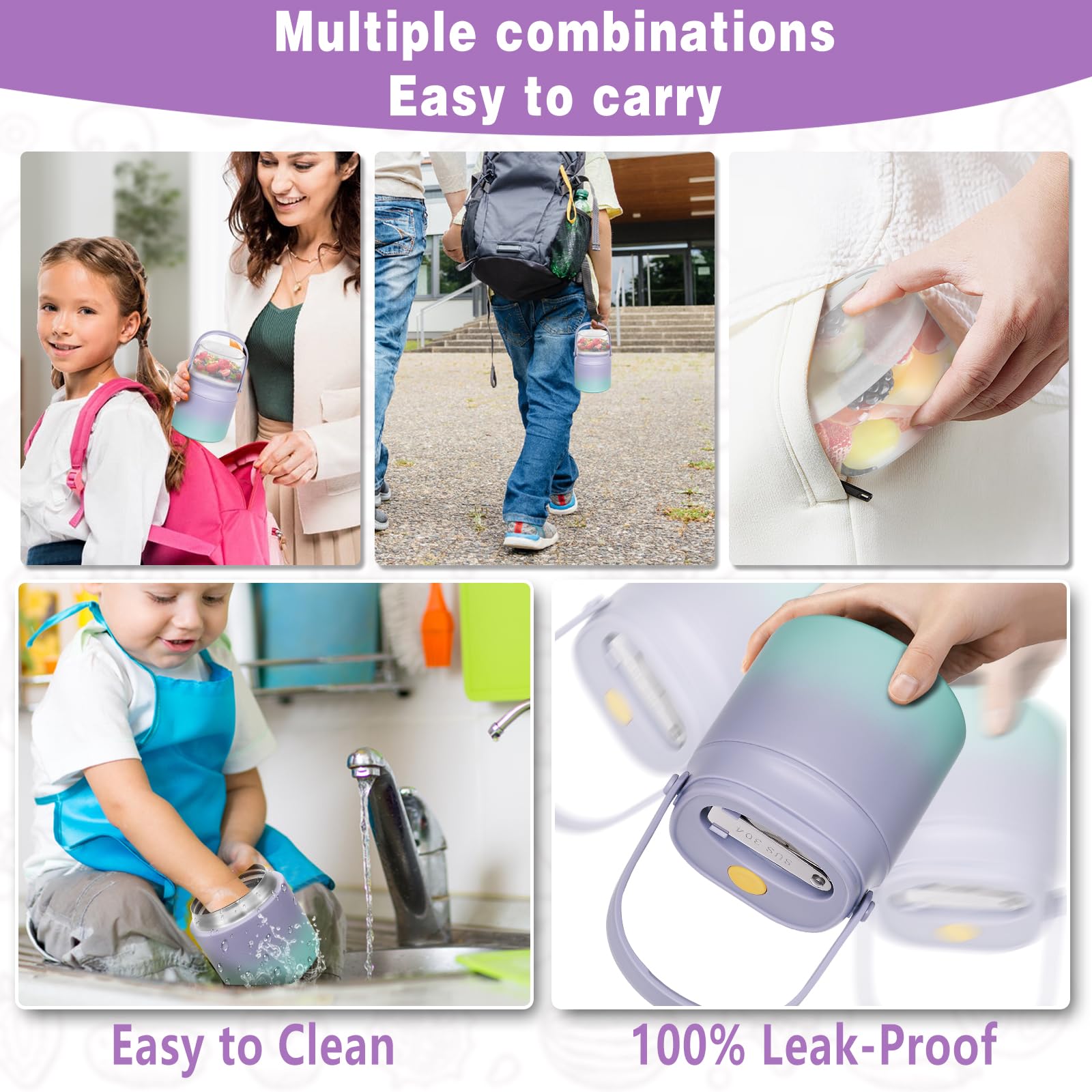 JOOPETALK Insulated jar demonstrates temperature retention for hours of warmth.
