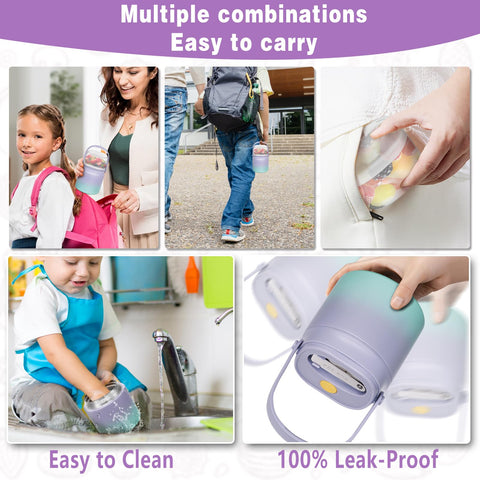 JOOPETALK Insulated jar demonstrates temperature retention for hours of warmth.