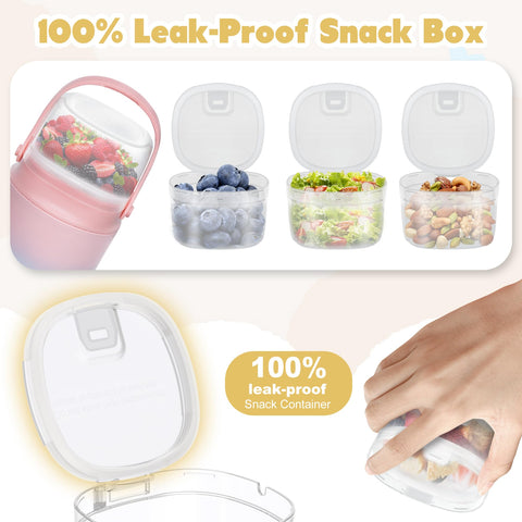 JOOPETALK leak-proof lid seals securely for mess-free transport.
