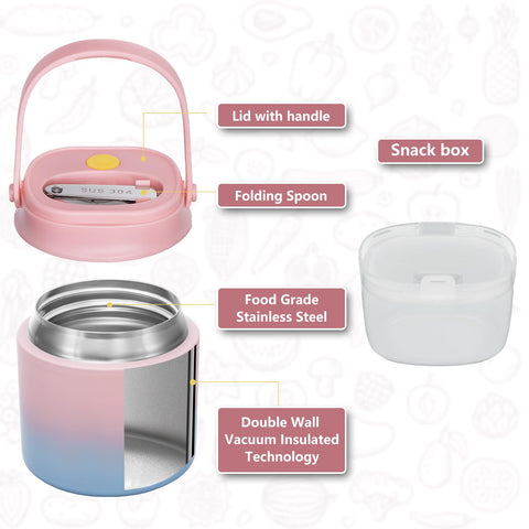 JOOPETALK snack compartment bowl doubles as a small side bowl.