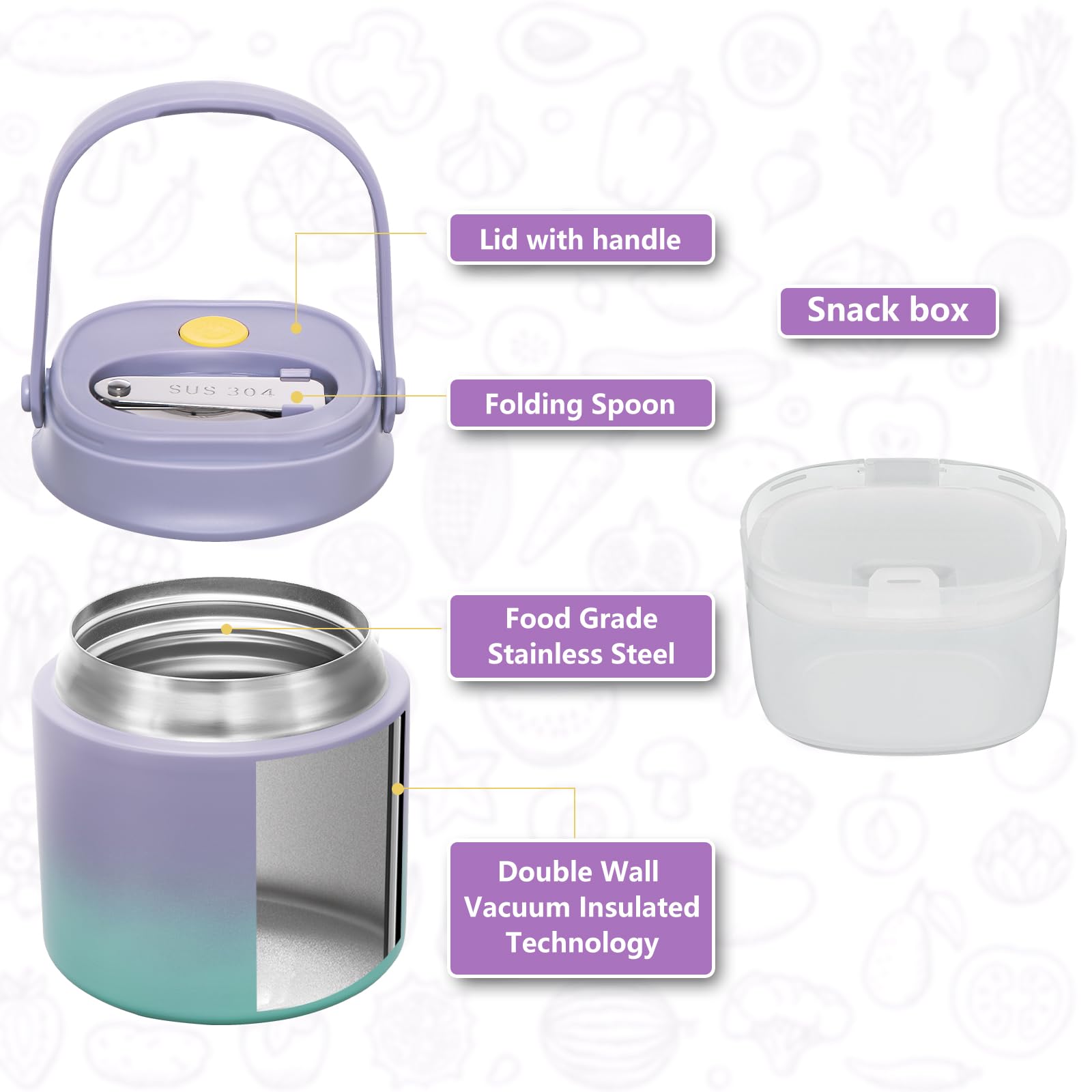 JOOPETALK Travel-ready lunch setup suitable for kids and adults