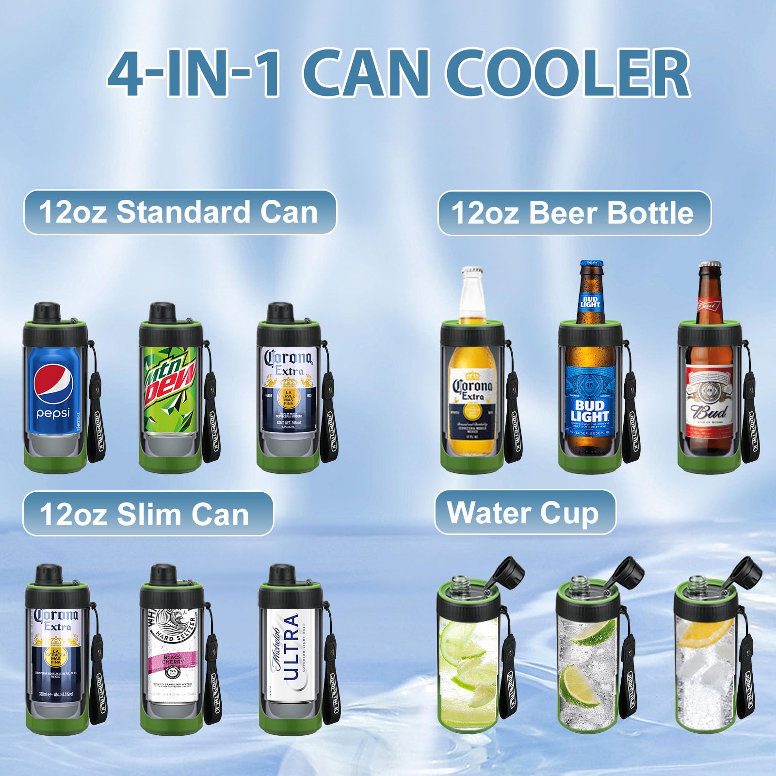 JOOPETALK cooler lid demonstrates a leak-resistant seal for travel.