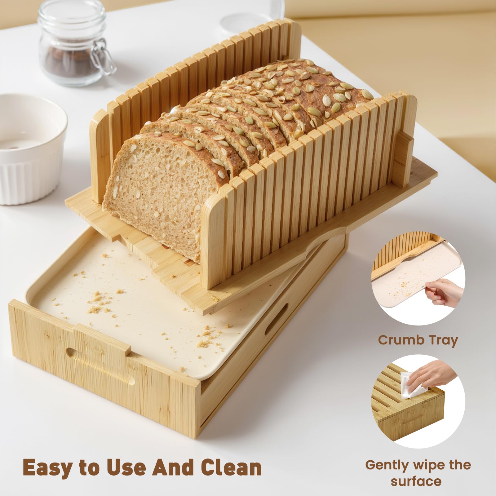 Joothlin 3-in-1 bread slicer offers versatile slicing options.