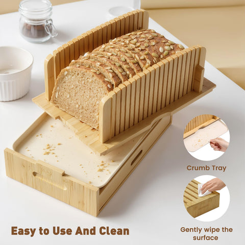 Joothlin 3-in-1 bread slicer offers versatile slicing options.