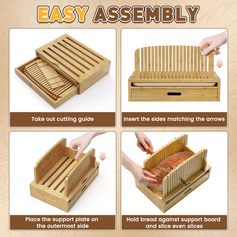Joothlin adjustable guide enables even slices with every use.