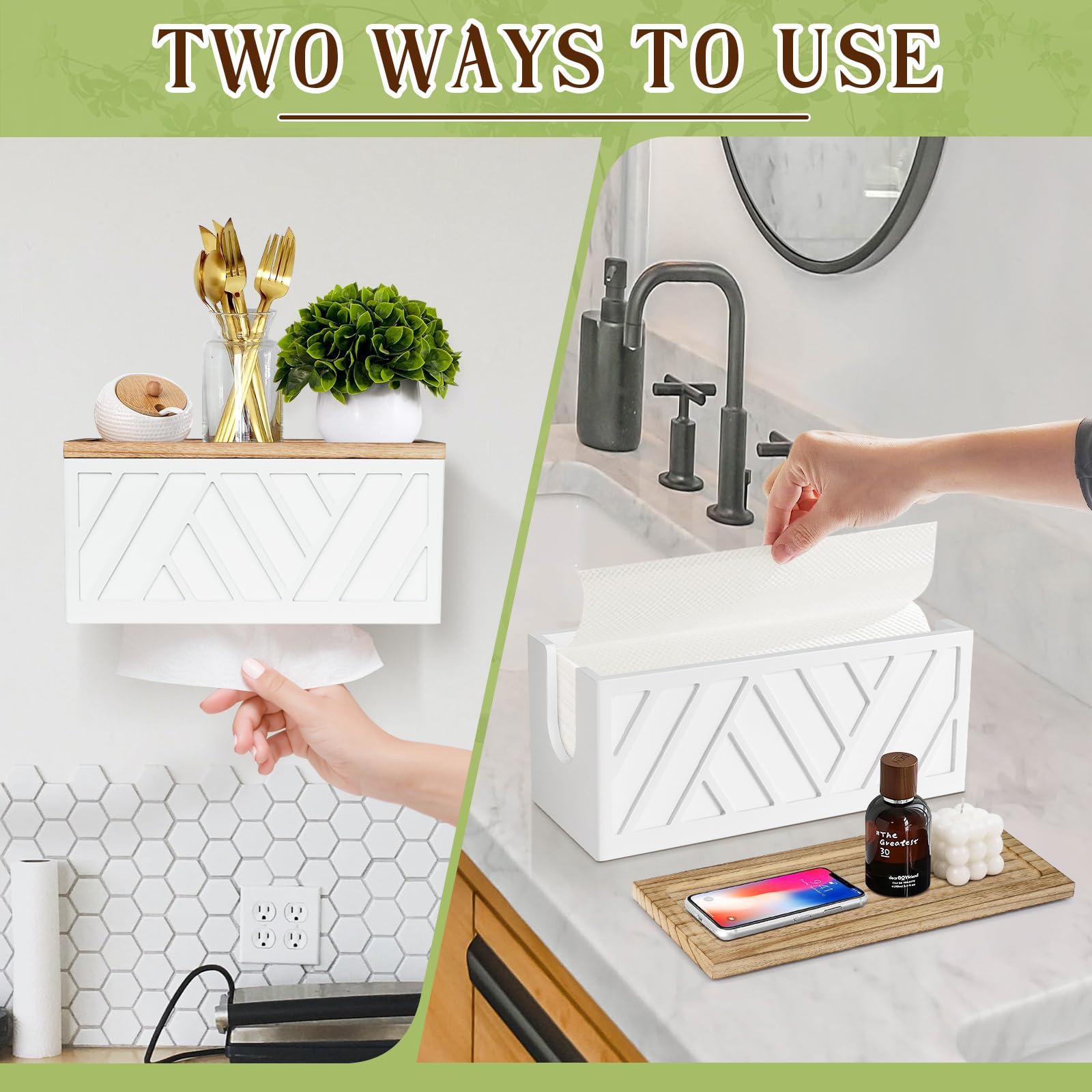 Jorkol bottom ramp design eases towel withdrawal without tearing.